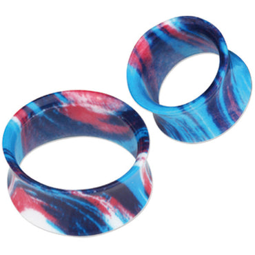 UFTP01 U.V. FLESH TUNNEL WITH PATTERN AAB CO..