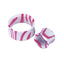 UFTP03 U.V. FLESH TUNNEL WITH STRIPE