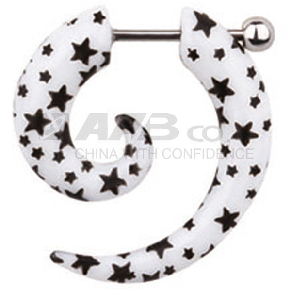 UHU03 FAKE PLUG WITH STAR DESIGN